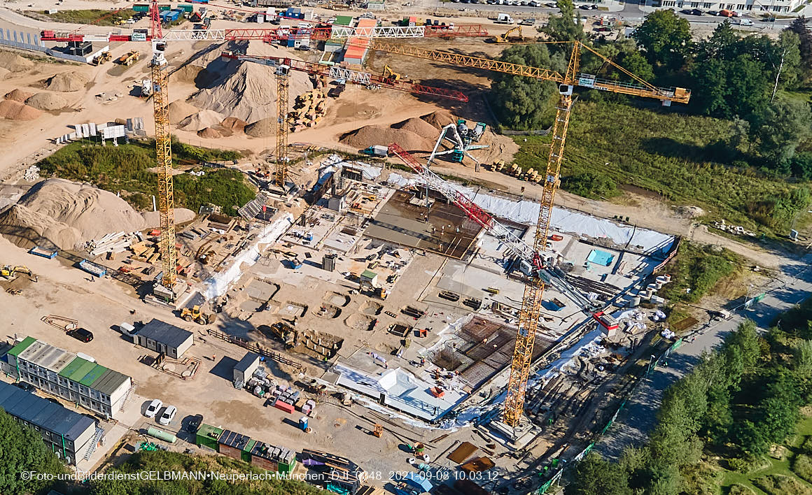 08.09.2021 - Baustelle Pandionveerde in Neuperlach 08.09.2021 - Baustelle Pandionveerde in Neuperlach